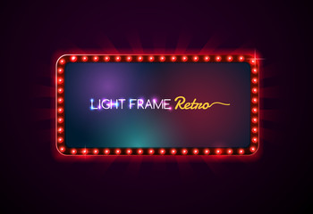 Wall Mural - light frame