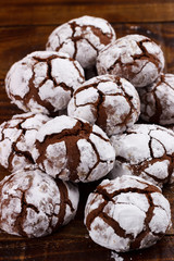 Wall Mural - Traditional chocolate crinkles