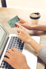 Poster - Couple doing shopping online