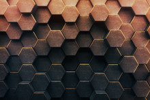 Abstract Honeycomb Background