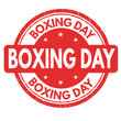 Boxing day sign or stamp
