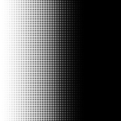 Poster - Vertical half tone pattern with dots - Monochrome halftone textu