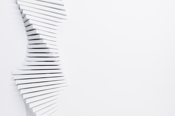 Wall Mural - abstract white pattern
