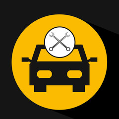 Poster - concept repair car tools icons vector illustration eps 10