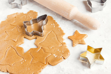 Sticker - Preparing Christmas gingerbread