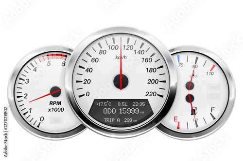 Sdometer Tachometer Fuel And Temperature Gauge Car Dashboard Sdometer Tachometer Fuel And Temperature Gauge Car Dashboard