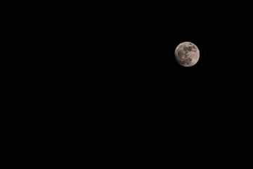 super moon fancy black background
