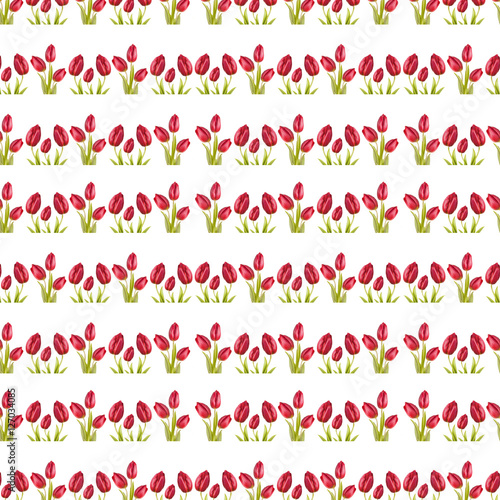 pattern scarlet tulip red flower