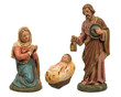 krippenfiguren josef und maria mit dem christkind