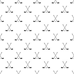 Crossed golf clubs pattern. Simple illustration of crossed golf clubs vector pattern for web