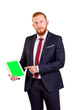 © JoseIMartin - Executive redhead with tablet