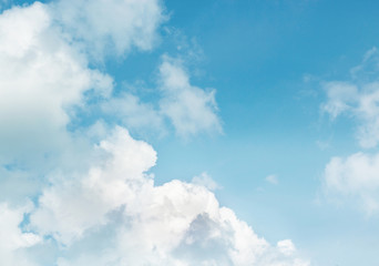 Wall Mural - blue sky with clouds