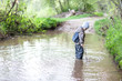 © familylifestyle - Boy walking in the forest