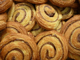 detail of a tasty fresh sweet pastry