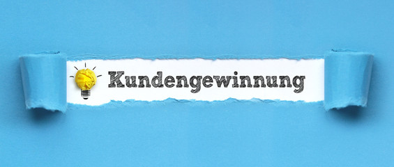 Kundengewinnung