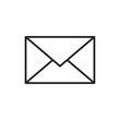 email message envelope icon outline vector