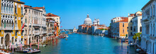 Canal Grande With Basilica Di Santa Maria Della Salute In Venice, Italy