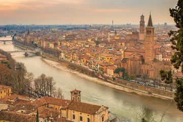 Canvas Print - View of Verona