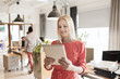© Syda Productions - happy creative female office worker with tablet pc