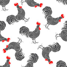 Rooster Pattern Free Stock Photo - Public Domain Pictures