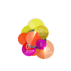 Vector business infographics, option select