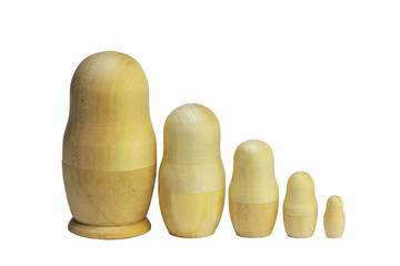 Blanks for painting dolls (clean matryoshka)