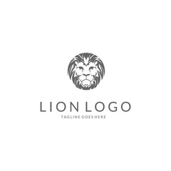 Wall Mural - Lion logo. Logo template suitable for businesses and product names. Easy to edit, 