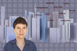 © Edler von Rabenstein - Man on chip card with city name, illustration