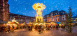 Weihnachtsmarkt Panorama in Deutschland 