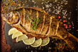 baked carp with spices
