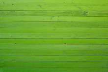Bright Green Wood Structure As A Background Texture