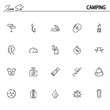 © RaulAlmu - Camping flat icon set.
