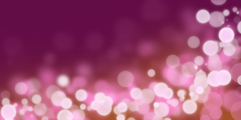 Wall Mural - pink bokeh