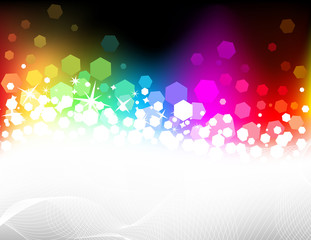 blurry lights abstract background