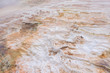 Mammoth Hot Springs, Yellowstone National Park, close-up image