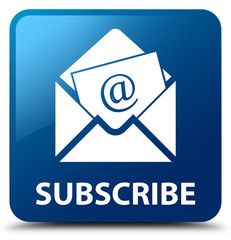 Subscribe (newsletter email icon) blue square button