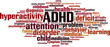 © laufer - ADHD word cloud concept. Vector illustration