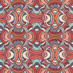 Wall Mural - Seamless retro pattern