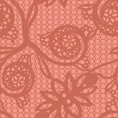 Wall Mural - Vintage floral seamless pattern.