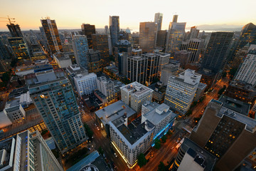 Wall Mural - Vancouver rooftop view