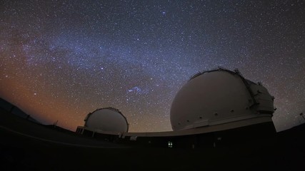 4k space observation astronomy facility night sky