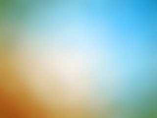 Abstract gradient orange blue colored blurred background