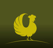 chicken rooster outline