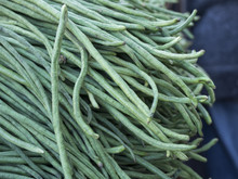 Long String Beans In A Chinatown Market