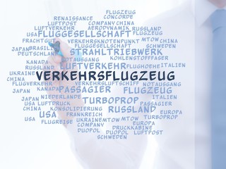 Sticker - Verkehrsflugzeug