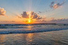 Tel Aviv Beach Sunset