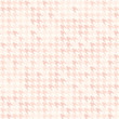 Rose houndstooth pattern. Seamless vector