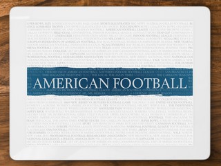 Canvas Print - american football