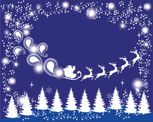 Wall Mural - Vector Santa Claus