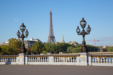 Wall Mural - Bridge of Alexandre III in Paris